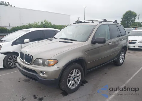2005 BMW X5 3.0I z USA, uszkodzony, nr VIN 5UXFA13555LY22334